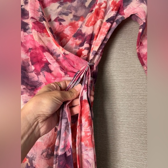 Johnny Heaven Mesh Material Romantic Floral 90’s Y2k 2000’s Top Blouse - Picture 5 of 9